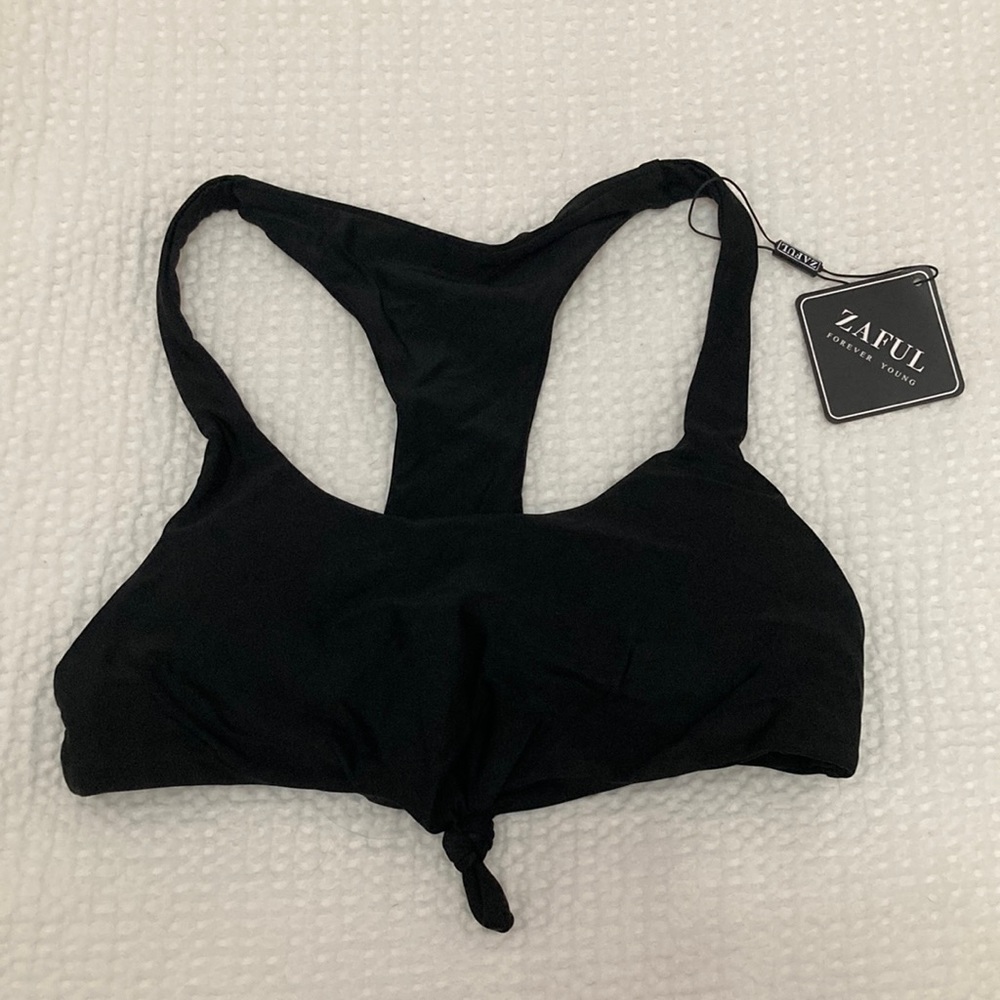 ZAFUL black bikini top. Y back. Women’s S